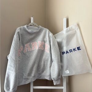 Parke Miami Pink Varsity Mockneck
